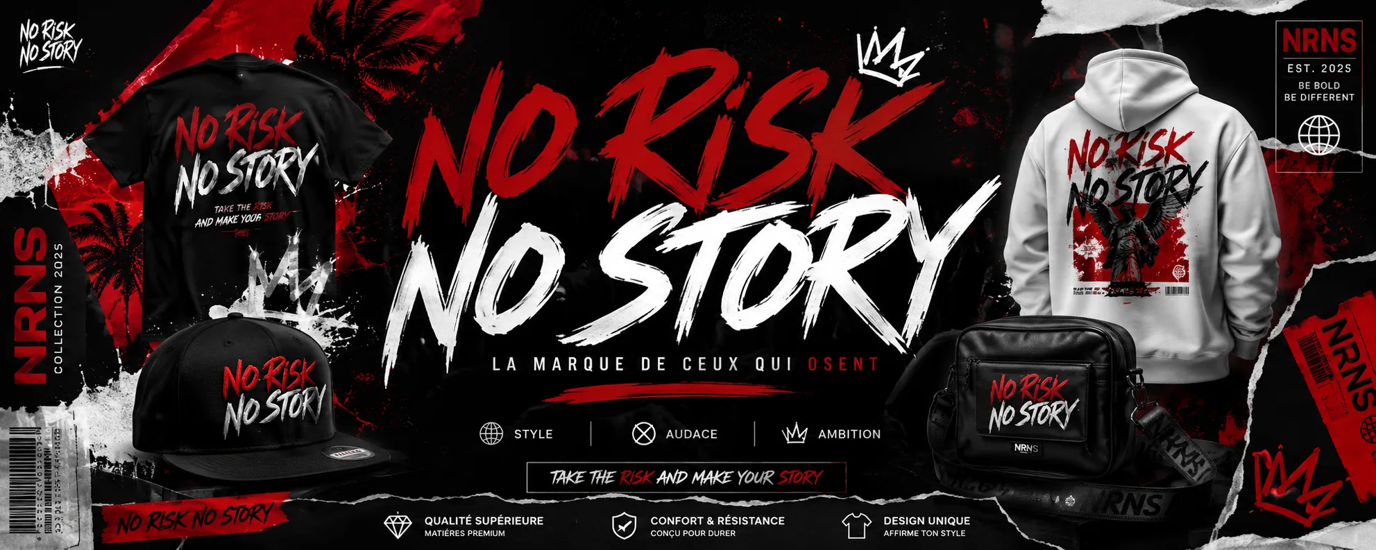 Bannière de NO RISK NO STORY_store
